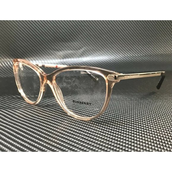 Burberry Transparent Peach Women's Eyeglasses! New! - Picture 1 of 4